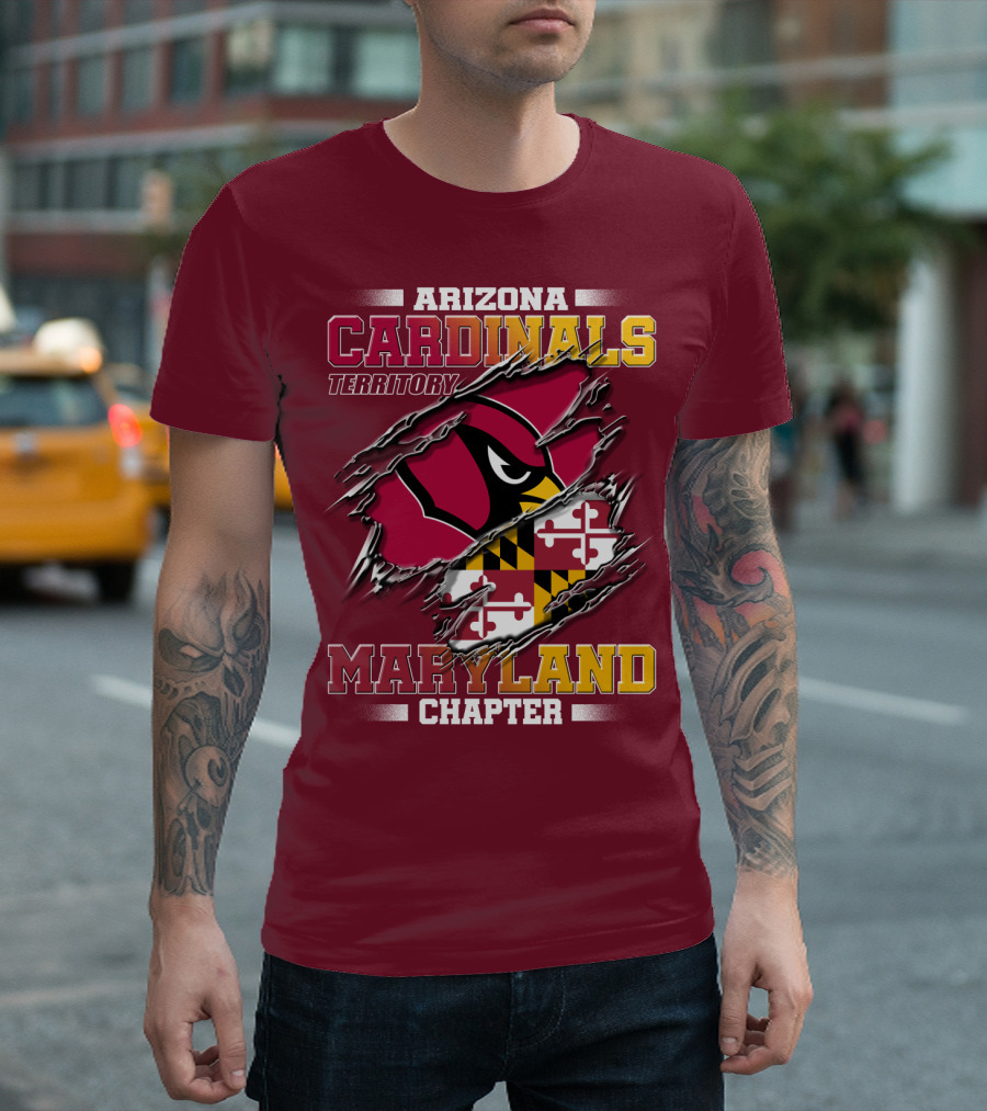 Arizona Cardinals Territory Maryland Chapter T-Shirt