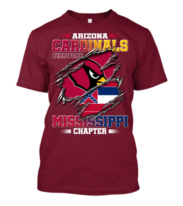 Arizona Cardinals Territory Mississippi Chapter T-Shirt