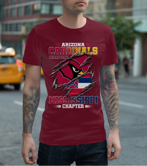 Arizona Cardinals Territory Mississippi Chapter T-Shirt