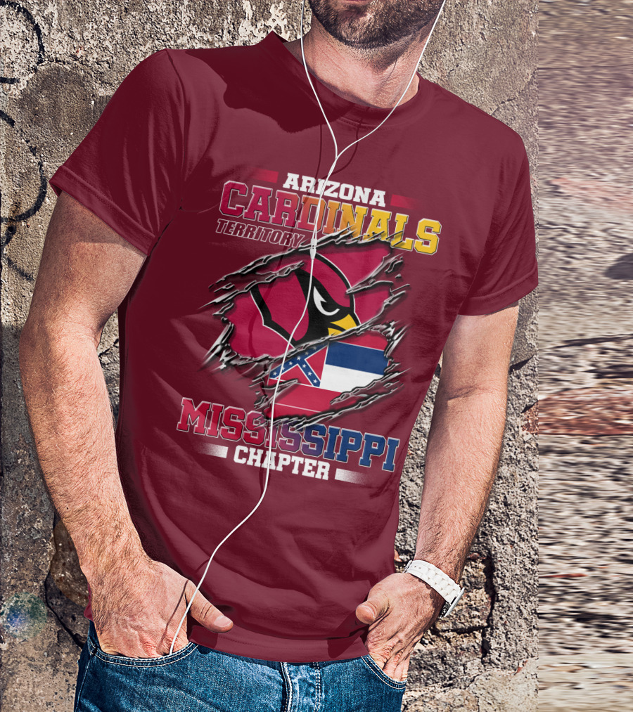 Arizona Cardinals Territory Mississippi Chapter T-Shirt