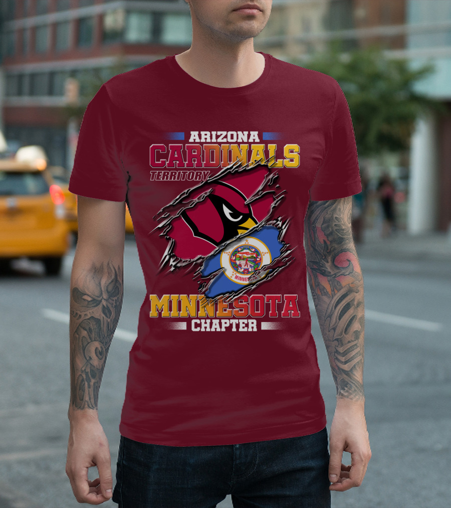 Arizona Cardinals Territory Minnesota Chapter T-Shirt