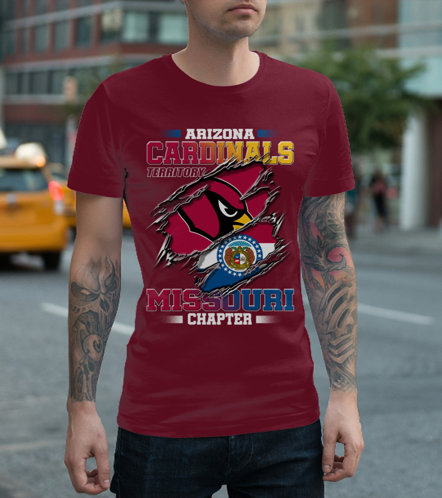 Arizona Cardinals Territory Missouri Chapter T-Shirt