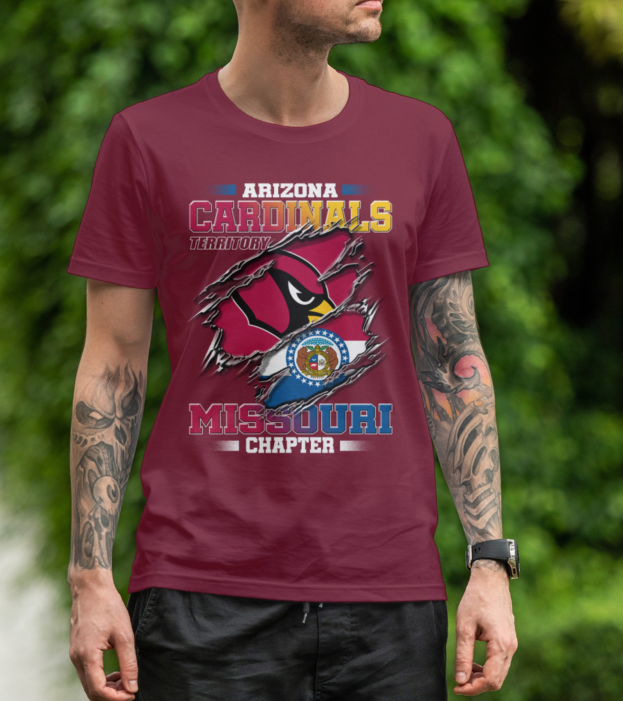 Arizona Cardinals Territory Missouri Chapter T-Shirt