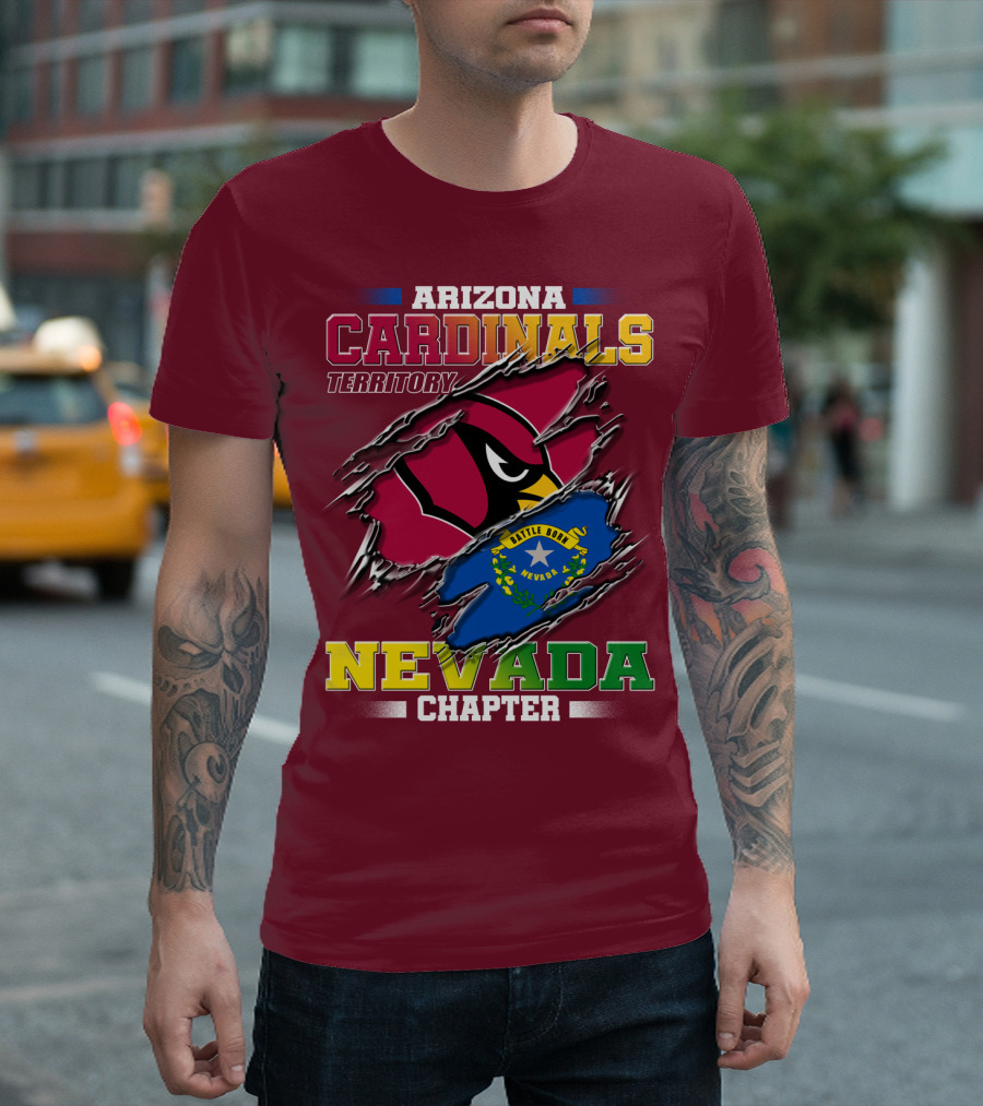 Arizona Cardinals Territory Nevada Chapter T-Shirt
