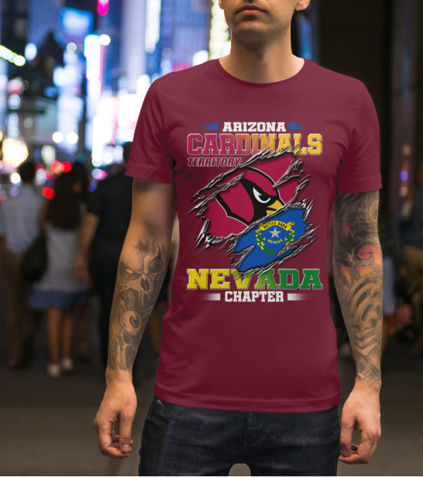 Arizona Cardinals Territory Nevada Chapter T-Shirt