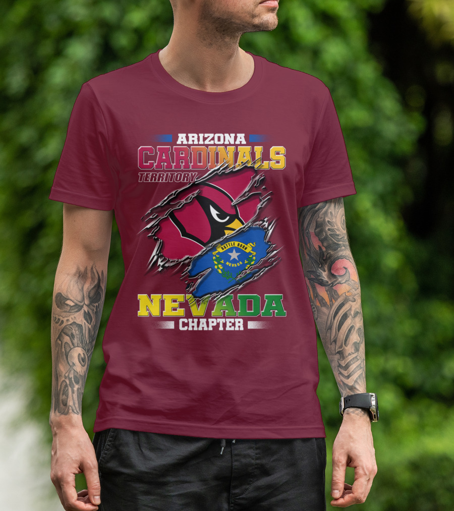 Arizona Cardinals Territory Nevada Chapter T-Shirt