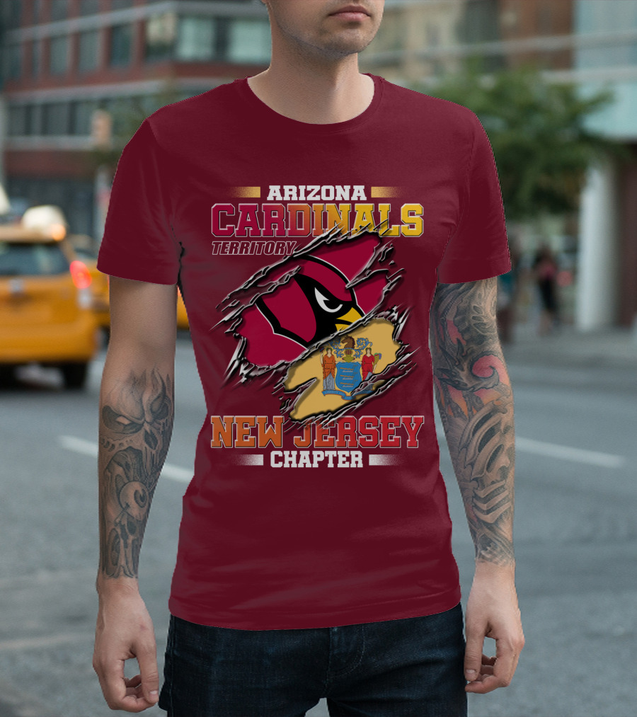 Arizona Cardinals Territory New Jersey Chapter T-Shirt