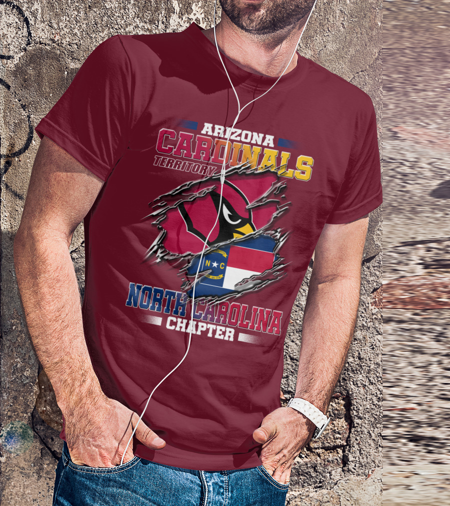 Arizona Cardinals Territory North Carolina Chapter T-Shirt