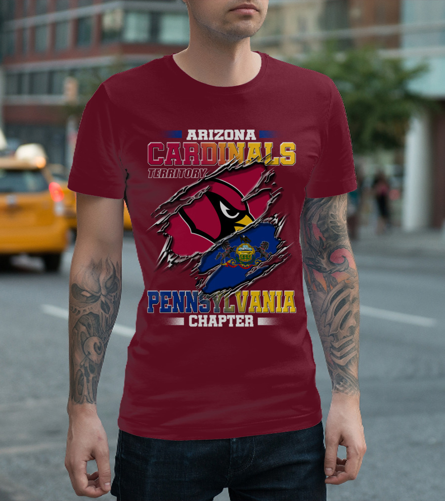 Arizona Cardinals Territory Pennsylvania Chapter T-Shirt