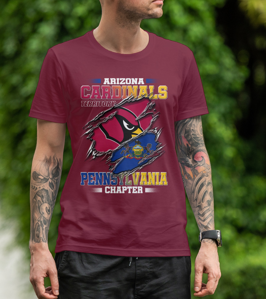 Arizona Cardinals Territory Pennsylvania Chapter T-Shirt