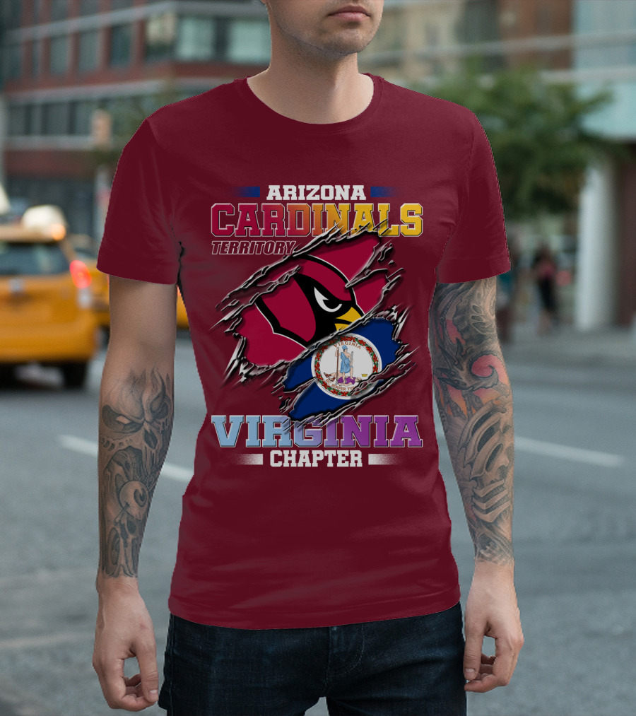 Arizona Cardinals Territory Virginia Chapter T-Shirt