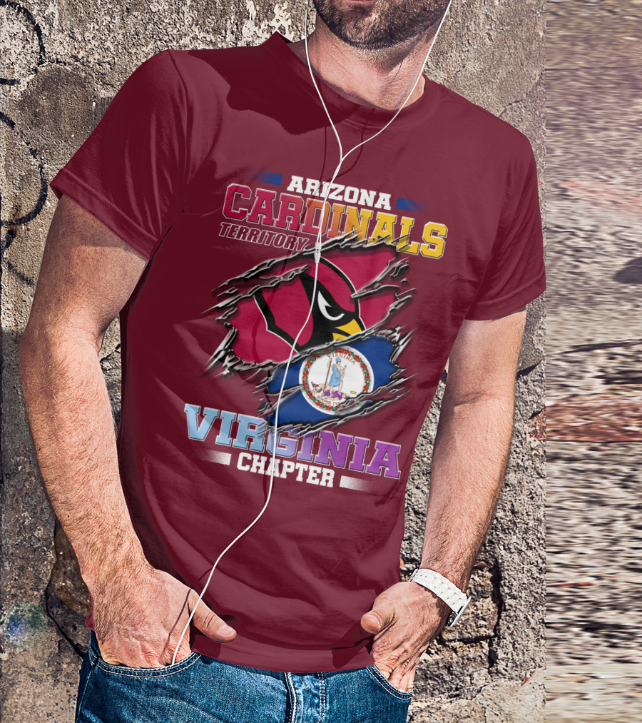 Arizona Cardinals Territory Virginia Chapter T-Shirt
