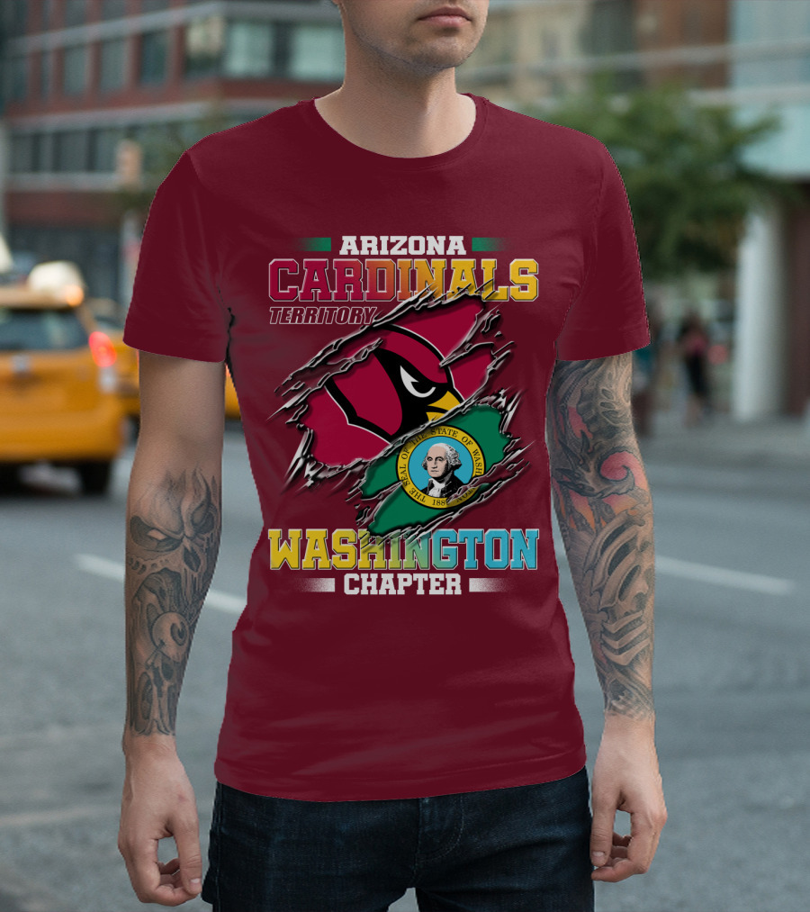 Arizona Cardinals Territory Washington Chapter T-Shirt