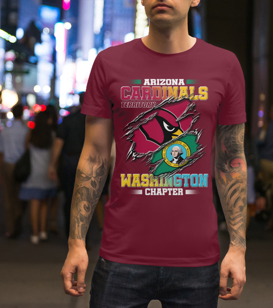 Arizona Cardinals Territory Washington Chapter T-Shirt