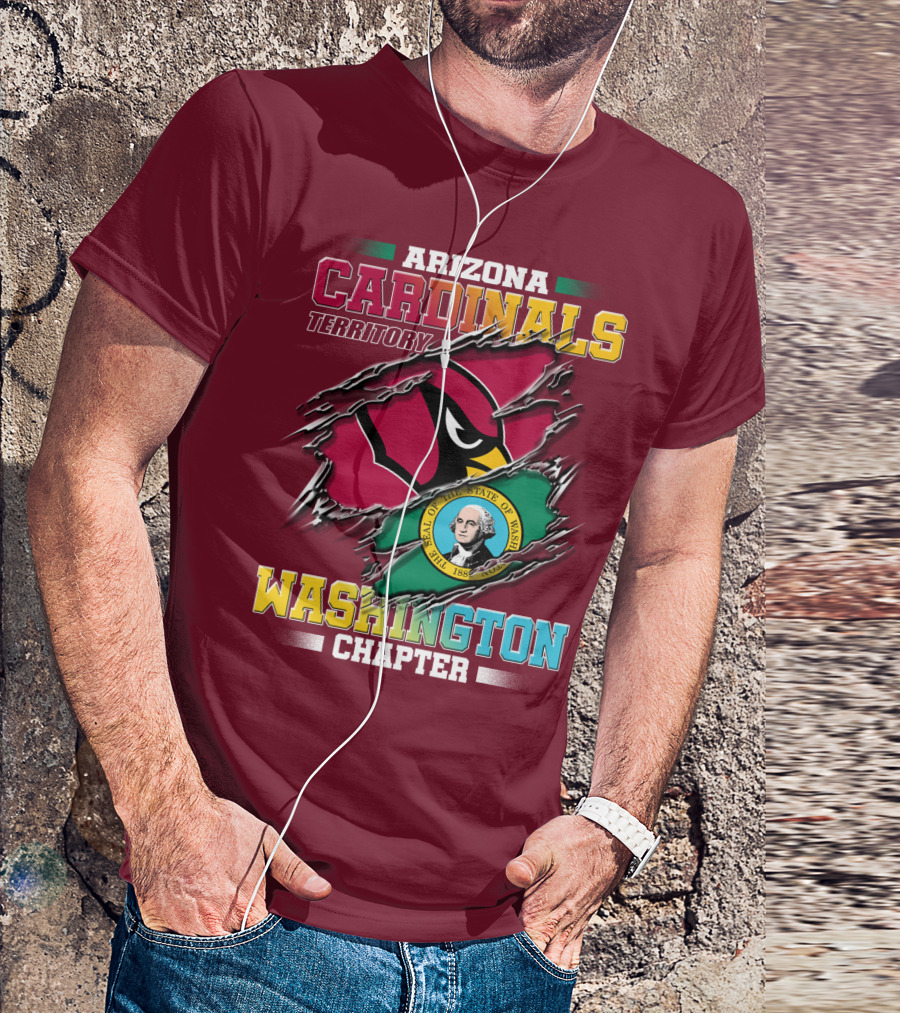 Arizona Cardinals Territory Washington Chapter T-Shirt