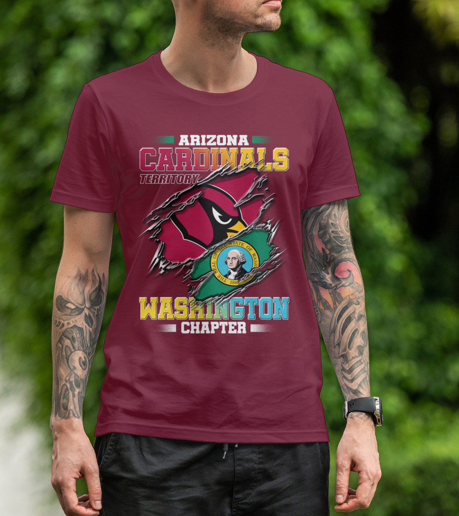 Arizona Cardinals Territory Washington Chapter T-Shirt