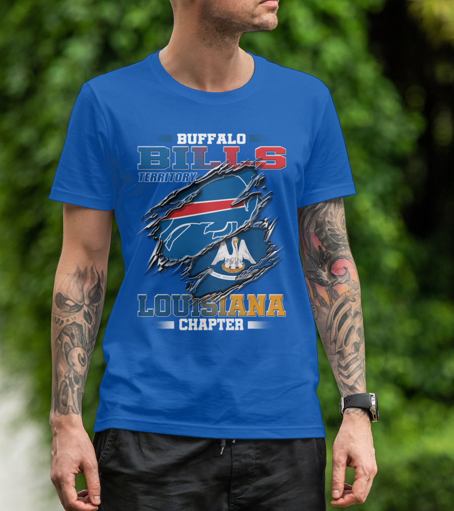 Buffalo Bills Territory Louisiana Chapter T-Shirt