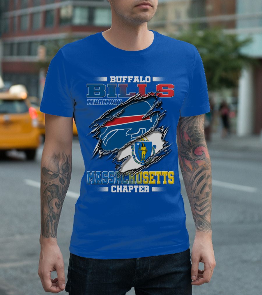 BUFFALO BILLS TERRITORY MASSACHUSETTS CHAPTER T-Shirt