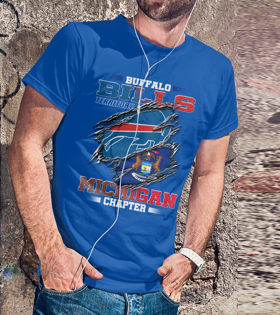 Buffalo Bills Territory Michigan Chapter T-Shirt