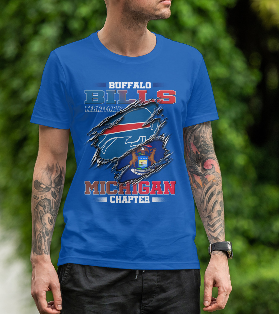 Buffalo Bills Territory Michigan Chapter T-Shirt