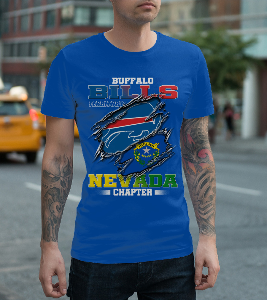 Buffalo Bills Territory Nevada Chapter Battle Born T-Shirt