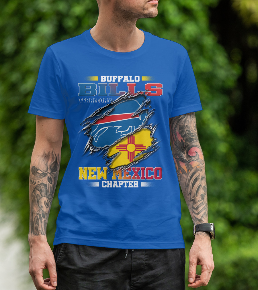 Buffalo Bills Territory New Mexico Chapter T-Shirt