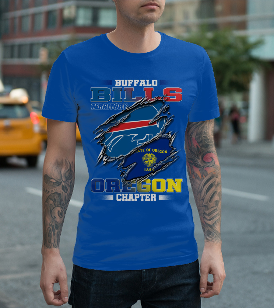 Buffalo Bills Territory Oregon Chapter State of Oregon 1859 T-Shirt