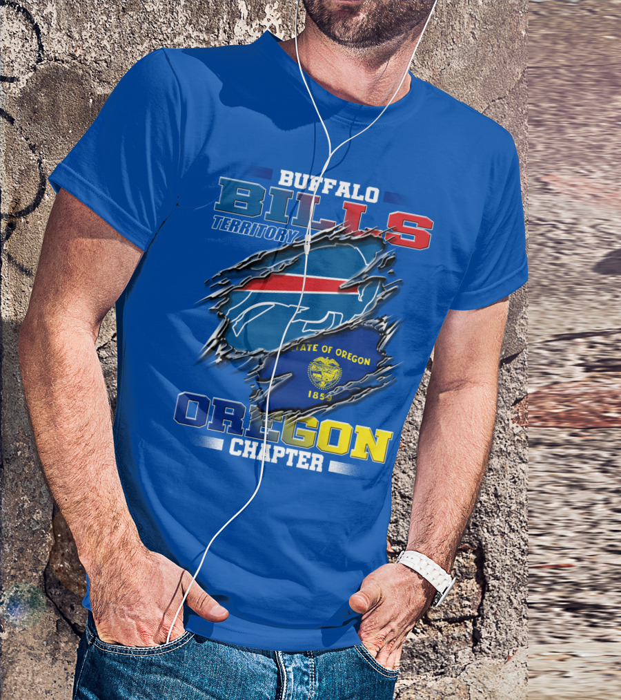 Buffalo Bills Territory Oregon Chapter State Of Oregon 1859 T-Shirt