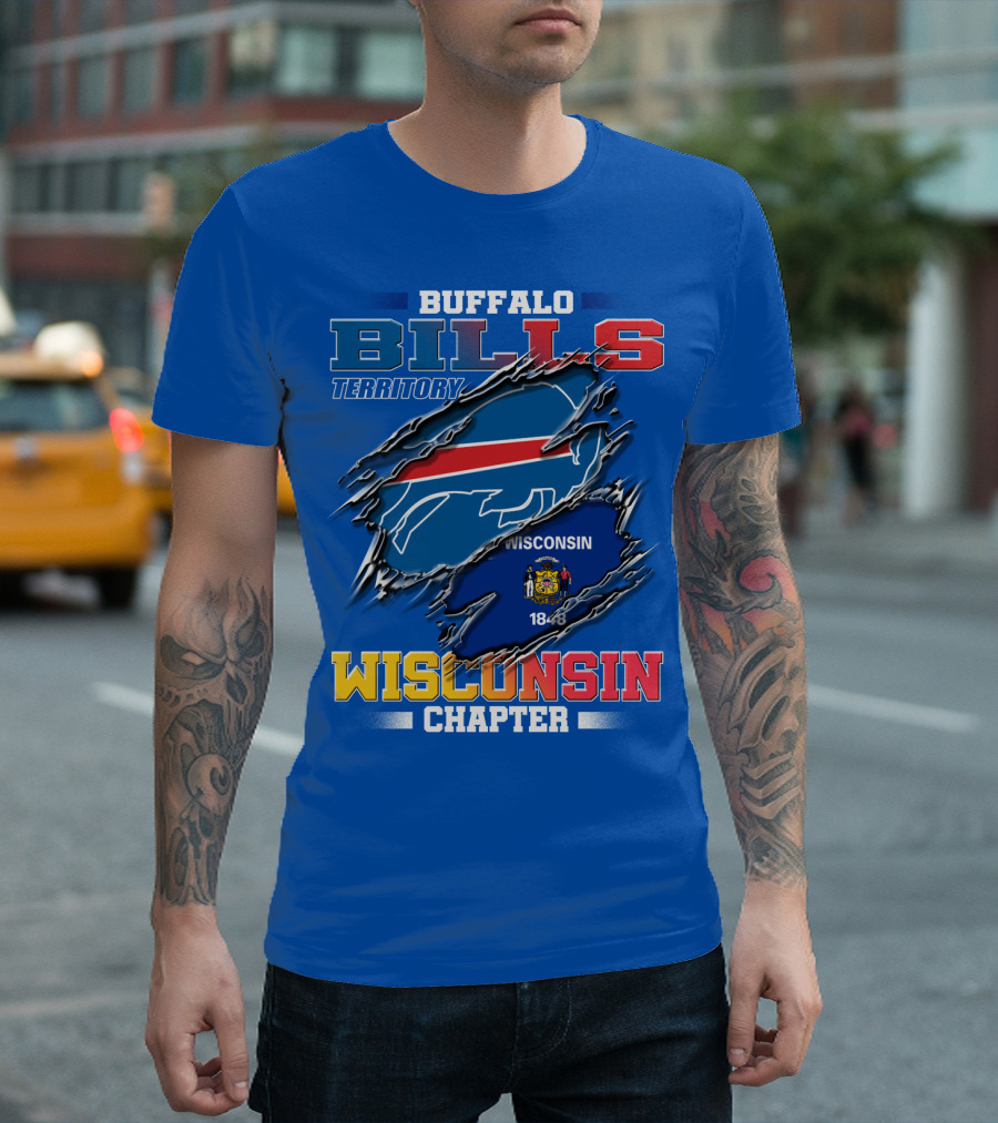 Buffalo Bills Territory Wisconsin Chapter 1848 T-Shirt