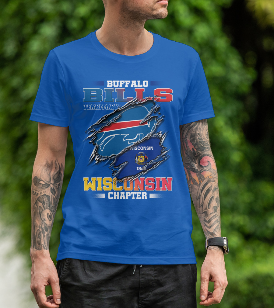 Buffalo Bills Territory Wisconsin Chapter 1848 T-Shirt