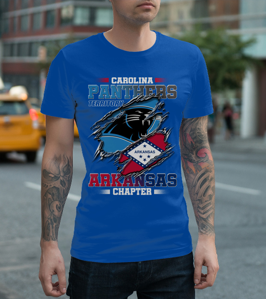 Carolina Panthers Territory Arkansas Chapter T-Shirt