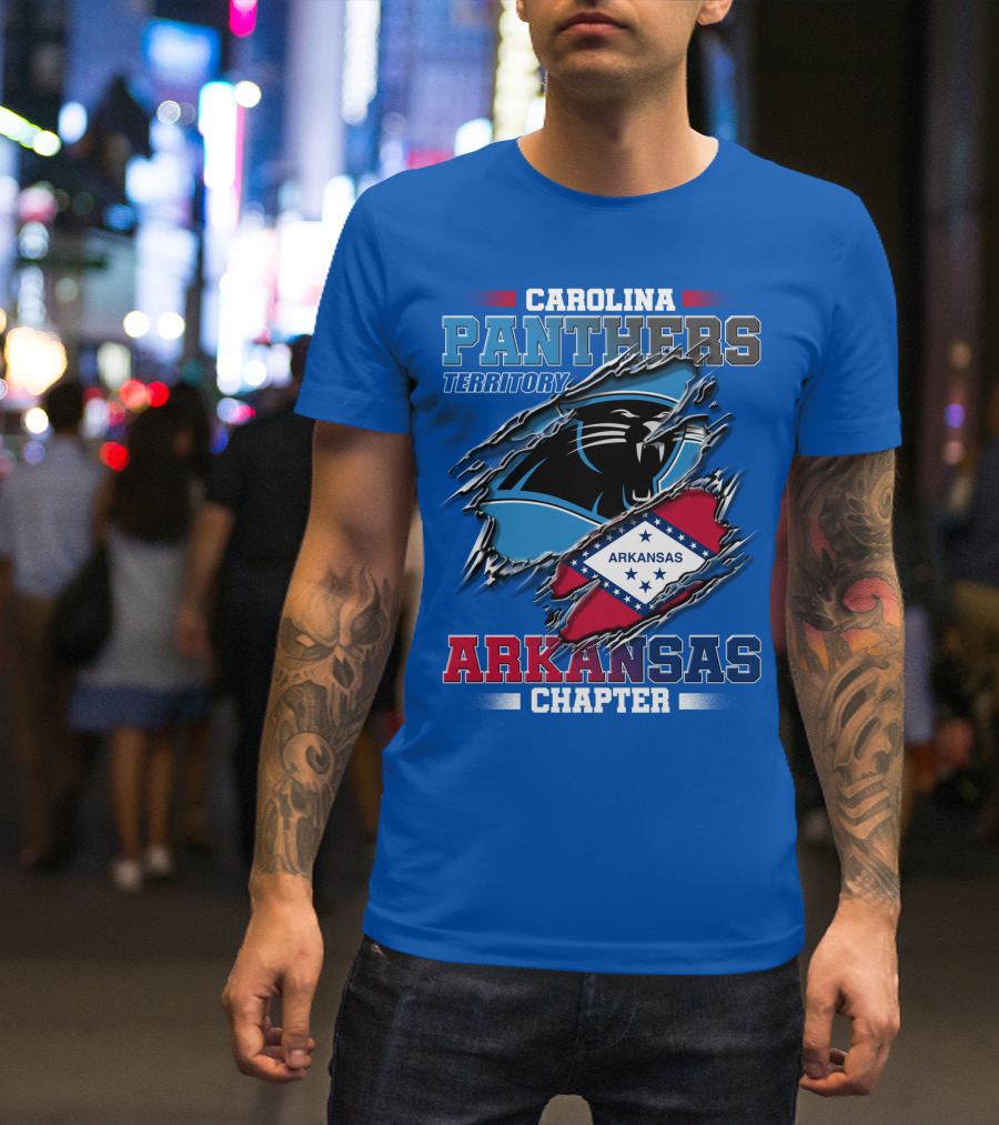 Carolina Panthers Territory Arkansas Chapter T-Shirt