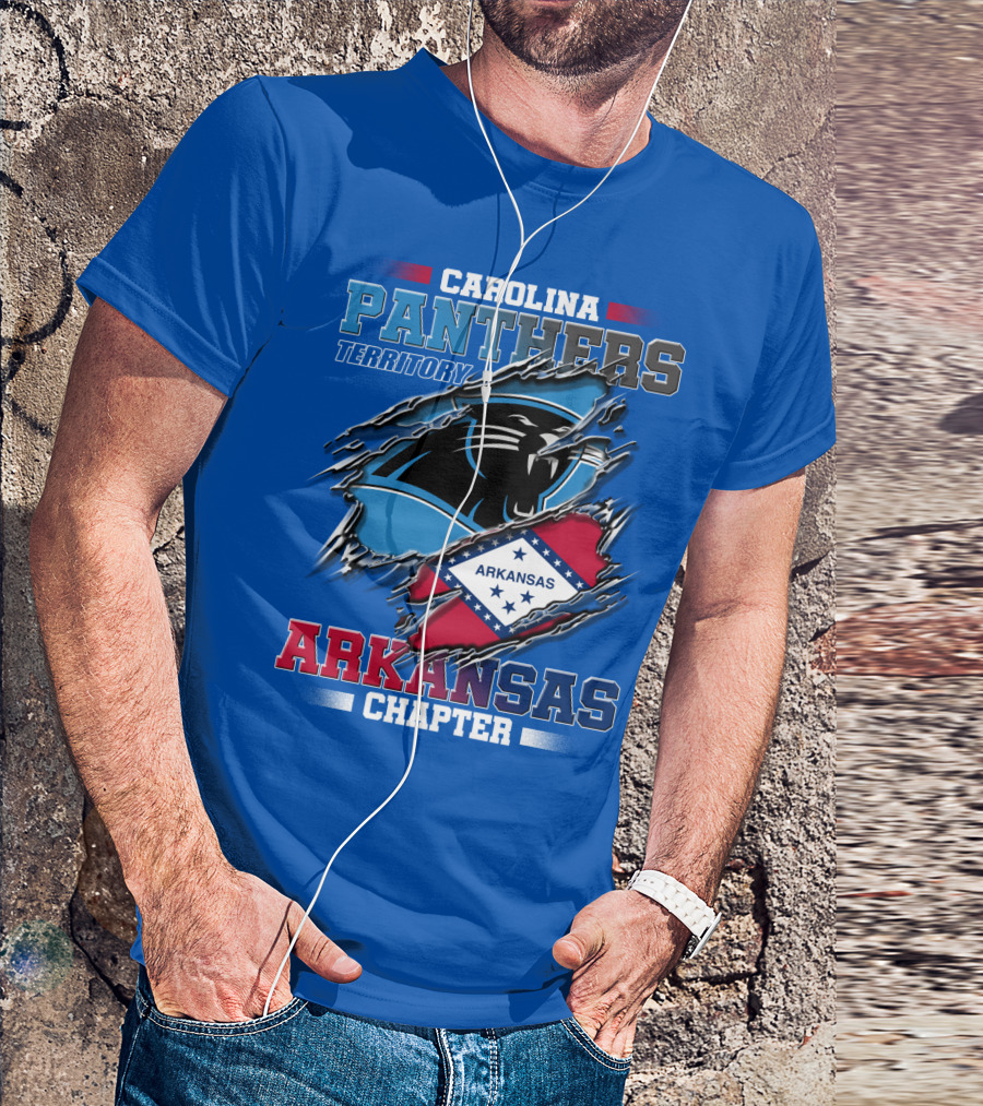 Carolina Panthers Territory Arkansas Chapter T-Shirt