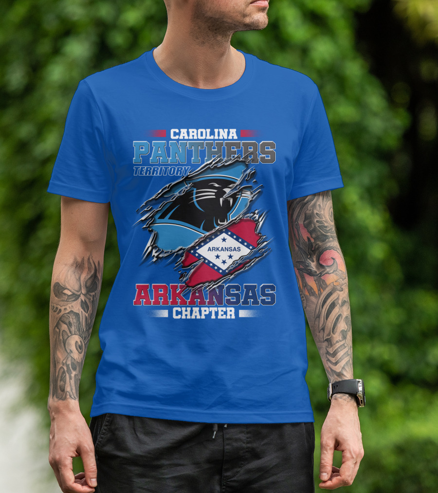 Carolina Panthers Territory Arkansas Chapter T-Shirt