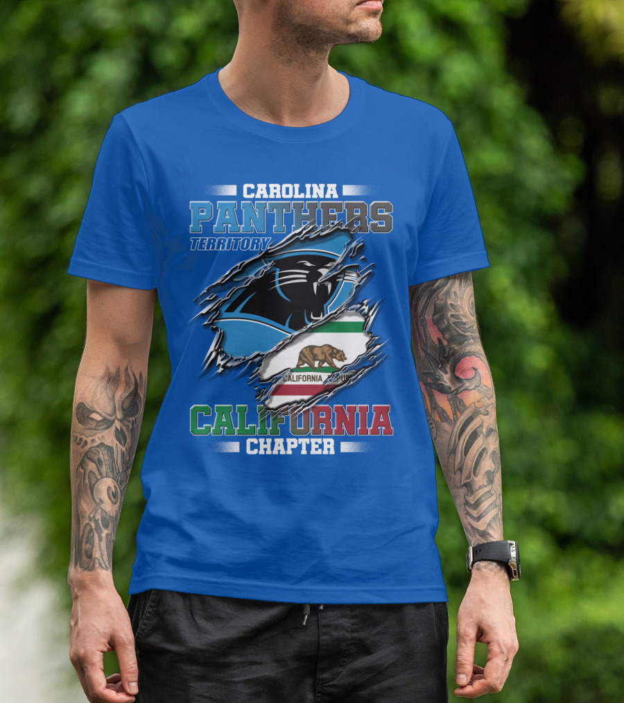 Carolina Panthers Territory California Chapter T-Shirt