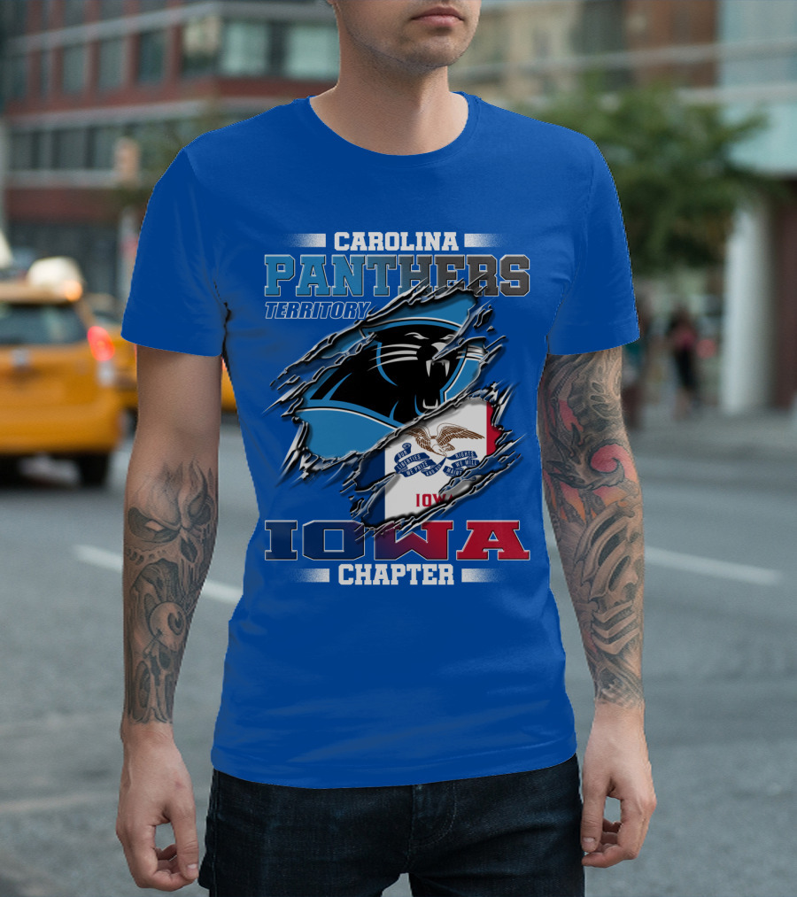 Carolina Panthers Territory Iowa Chapter T-Shirt