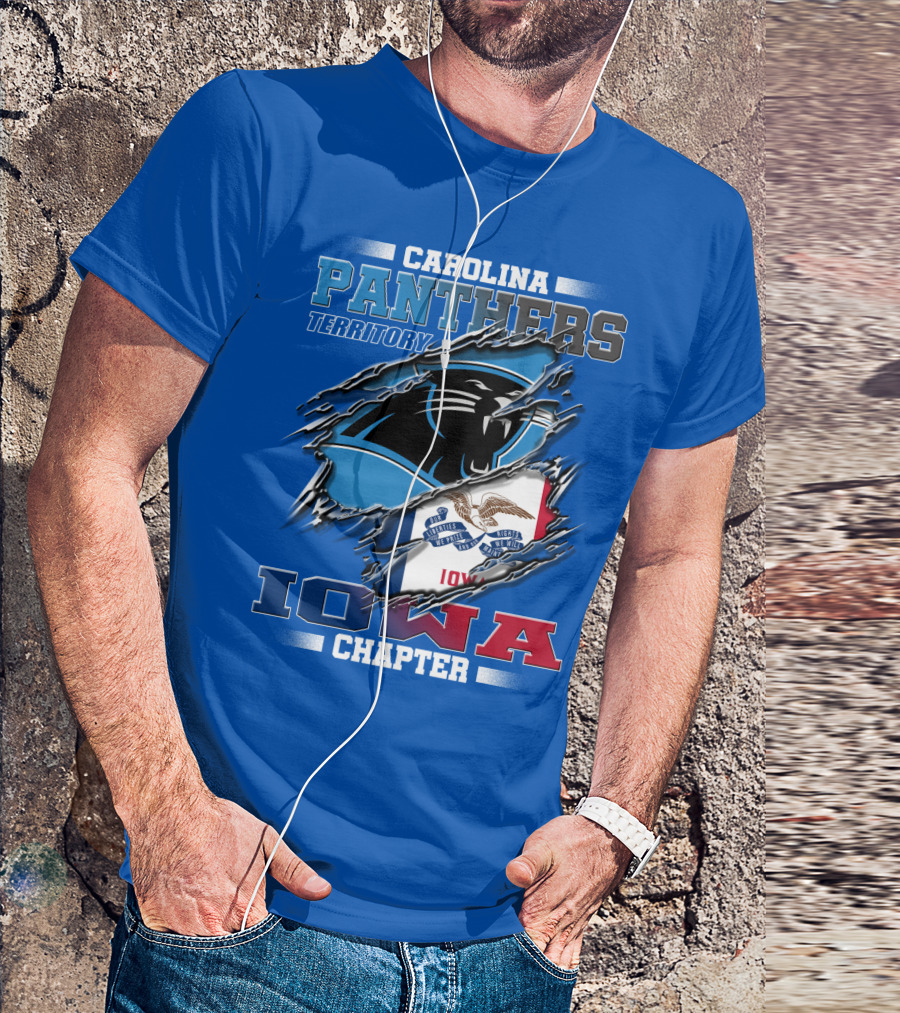 Carolina Panthers Territory Iowa Chapter T-Shirt