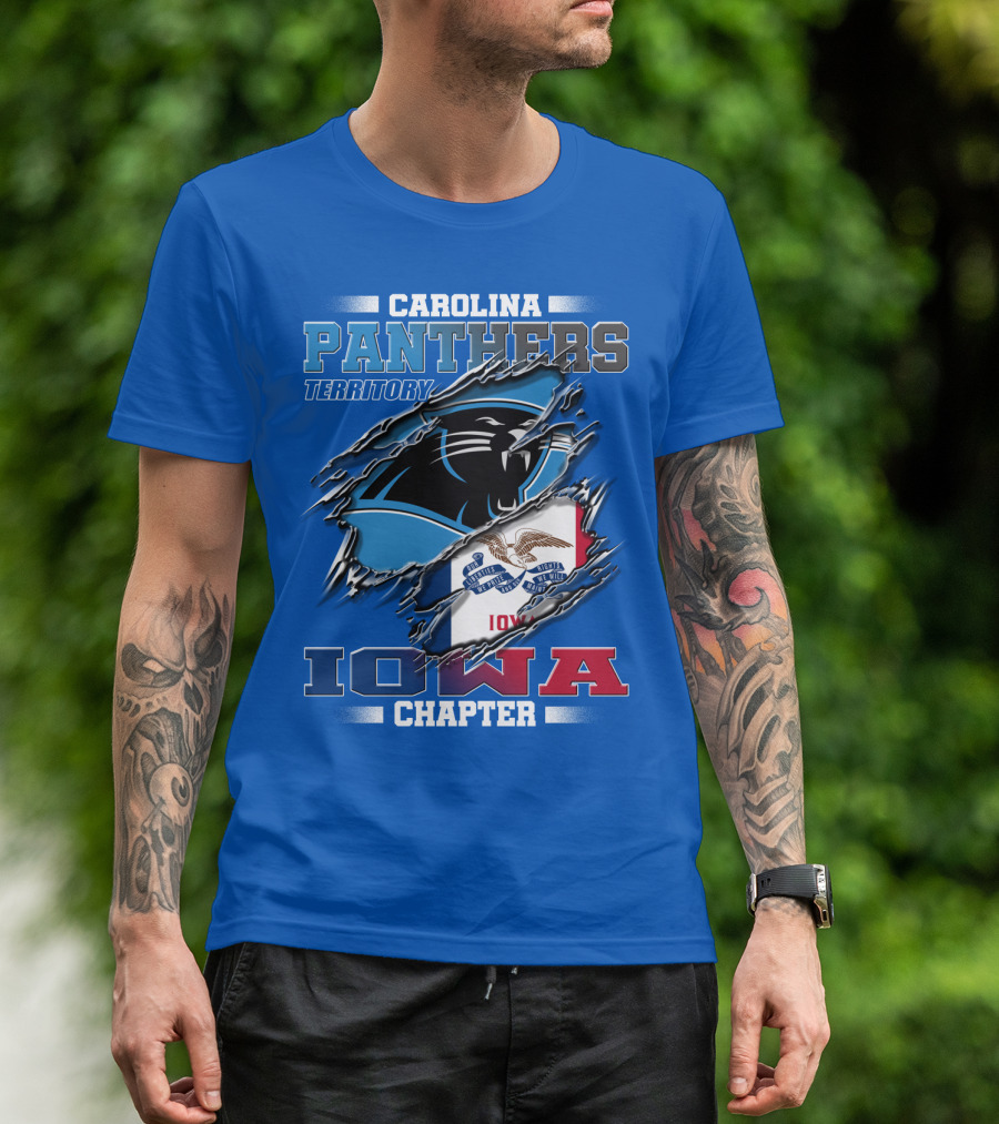 Carolina Panthers Territory Iowa Chapter T-Shirt