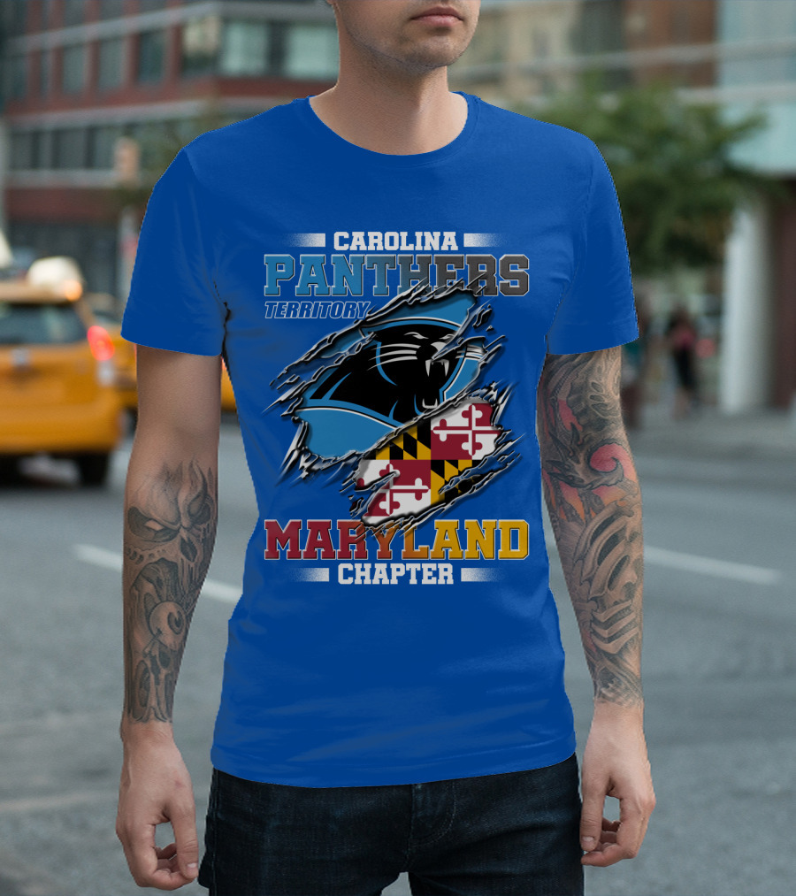 Carolina Panthers Territory Maryland Chapter T-Shirt