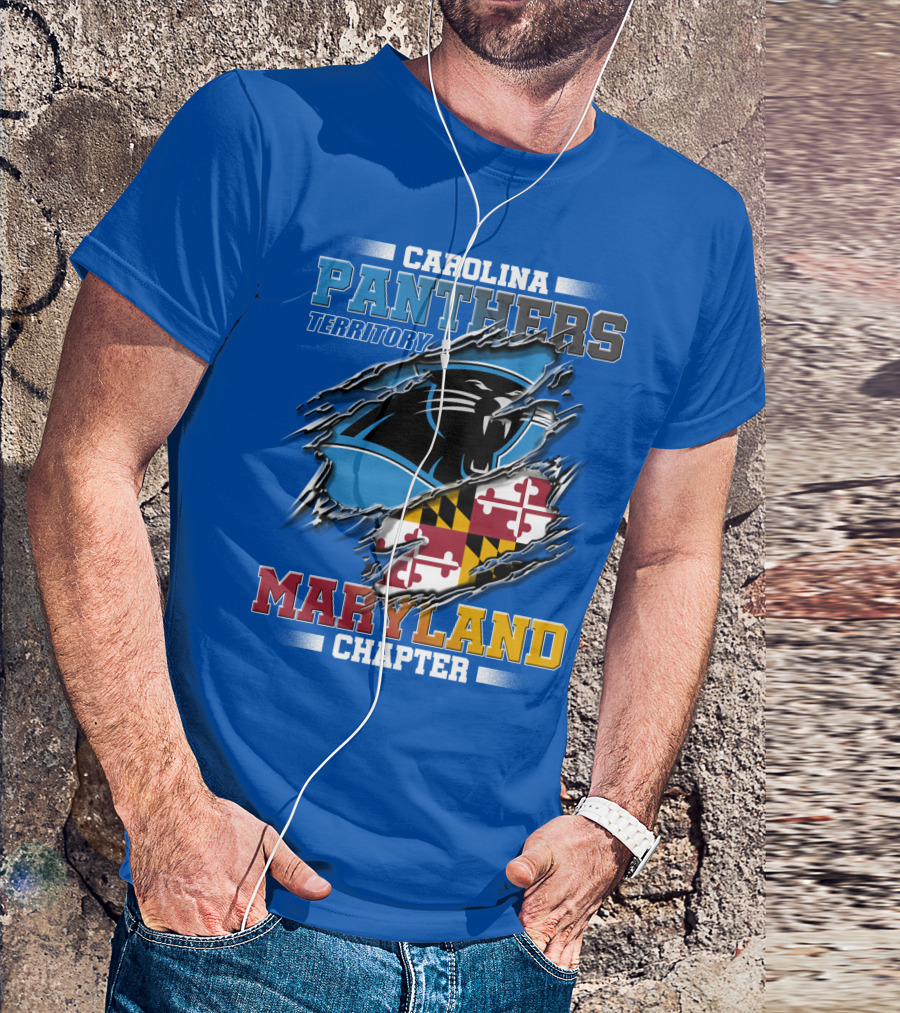 Carolina Panthers Territory Maryland Chapter T-Shirt