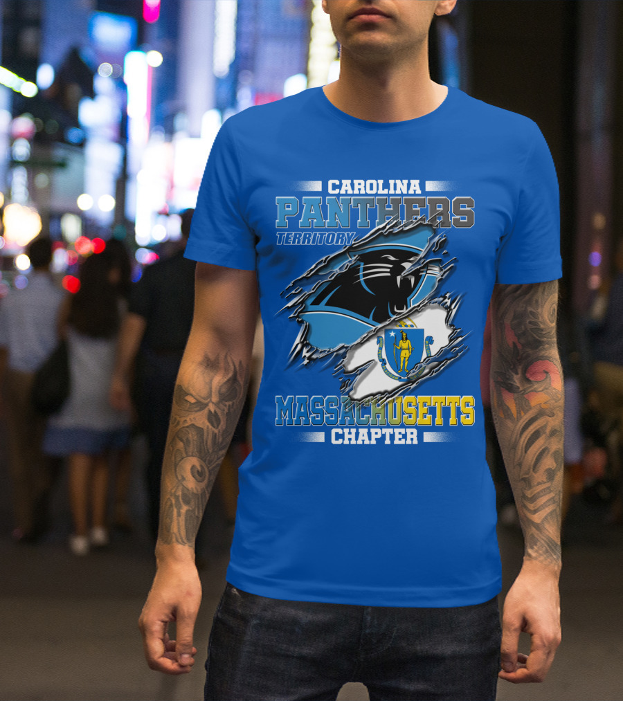 CAROLINA PANTHERS TERRITORY MASSACHUSETTS CHAPTER T-Shirt
