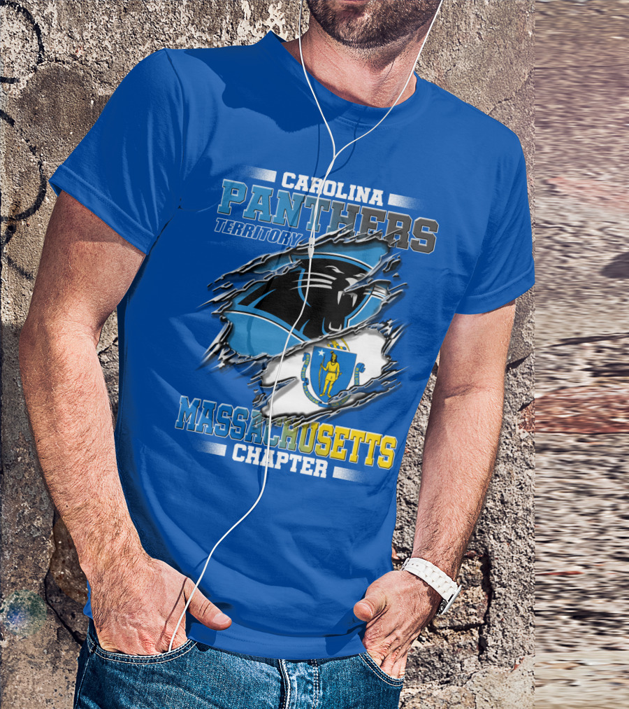 CAROLINA PANTHERS TERRITORY MASSACHUSETTS CHAPTER T-Shirt