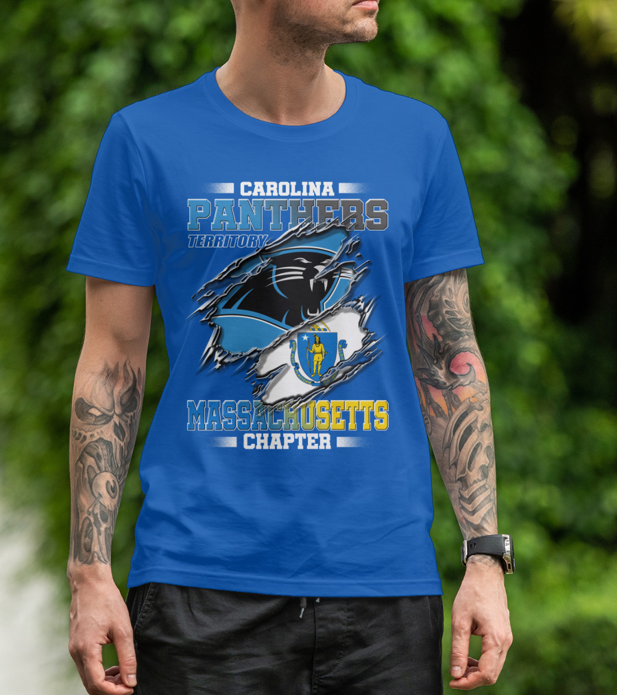 CAROLINA PANTHERS TERRITORY MASSACHUSETTS CHAPTER T-Shirt