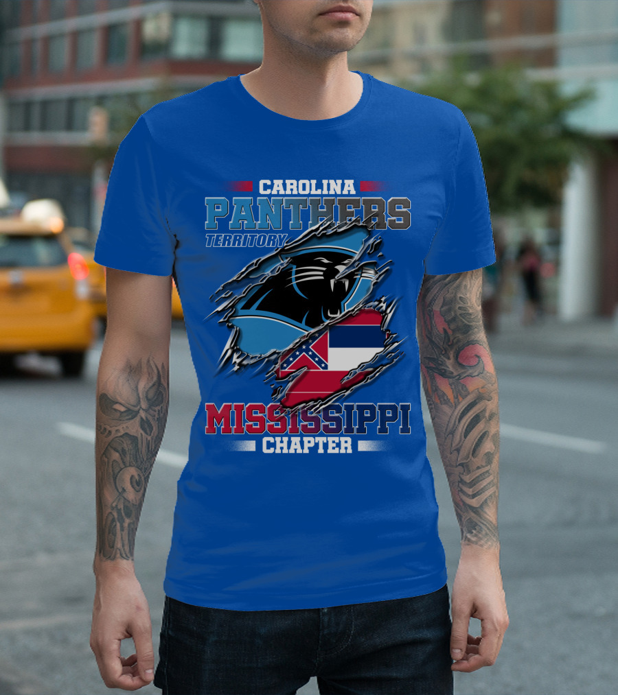 Carolina Panthers Territory Mississippi Chapter T-Shirt