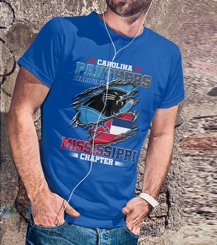 Carolina Panthers Territory Mississippi Chapter T-Shirt