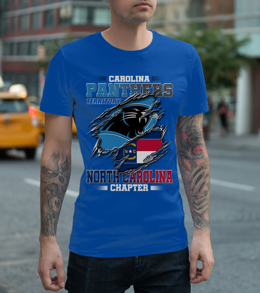 Carolina Panthers Territory North Carolina Chapter T-Shirt