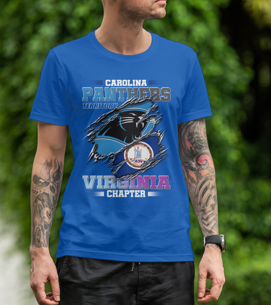 CAROLINA PANTHERS TERRITORY VIRGINIA CHAPTER T-Shirt