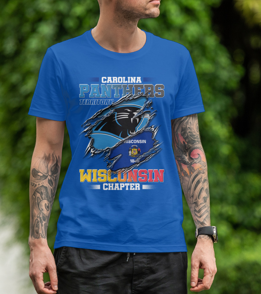 Carolina Panthers Territory Wisconsin Chapter T-Shirt