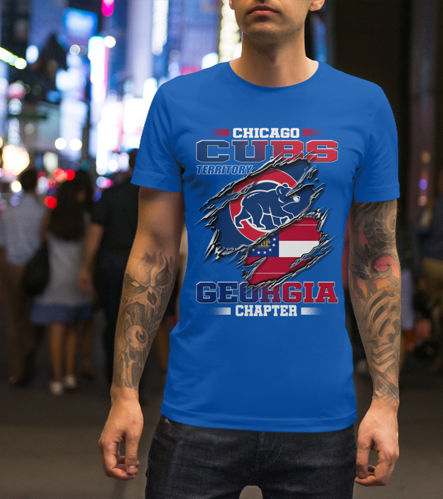 Chicago Cubs Territory Georgia Chapter T-Shirt