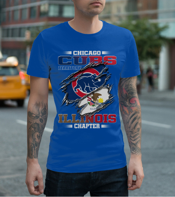 Chicago Cubs Territory Illinois Chapter T-Shirt